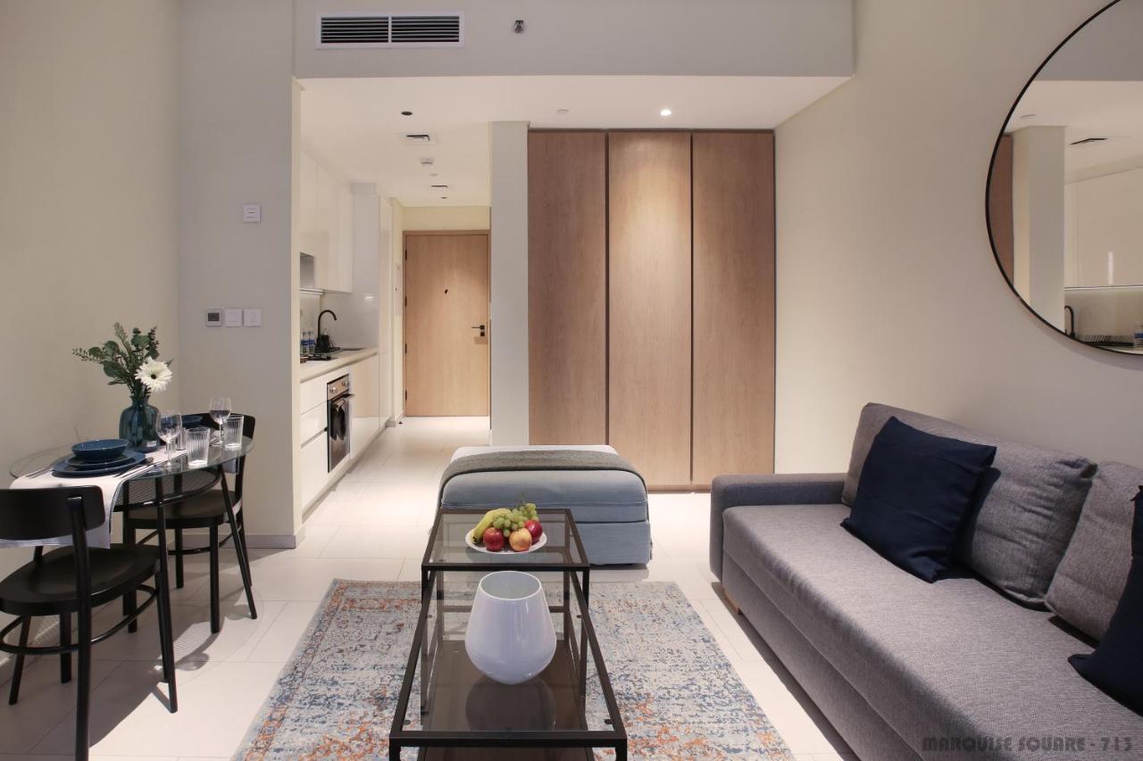 Luxury Studios With Burj Khalifa Or Canal View In Downtown - Marquise Square Tower 迪拜 外观 照片