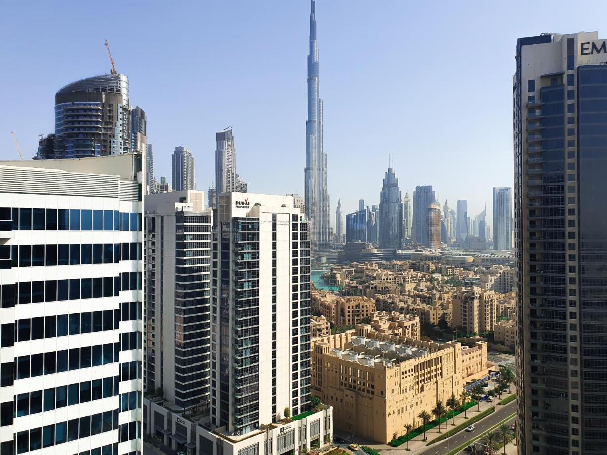 Luxury Studios With Burj Khalifa Or Canal View In Downtown - Marquise Square Tower 迪拜 外观 照片