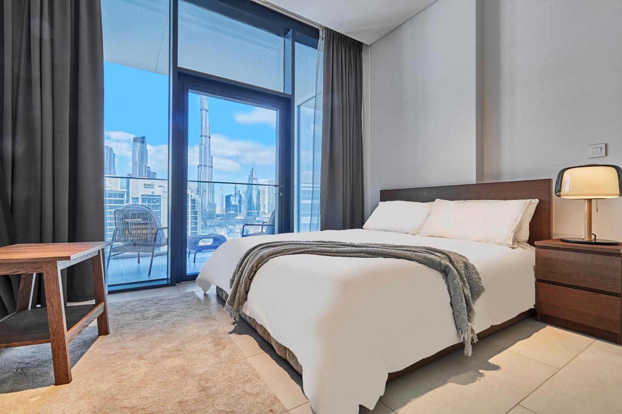 Luxury Studios With Burj Khalifa Or Canal View In Downtown - Marquise Square Tower 迪拜 外观 照片