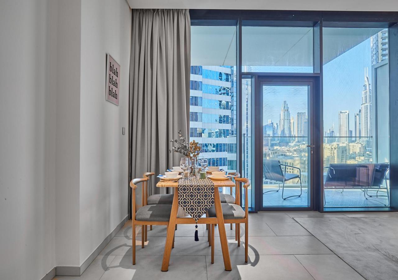 Luxury Studios With Burj Khalifa Or Canal View In Downtown - Marquise Square Tower 迪拜 外观 照片