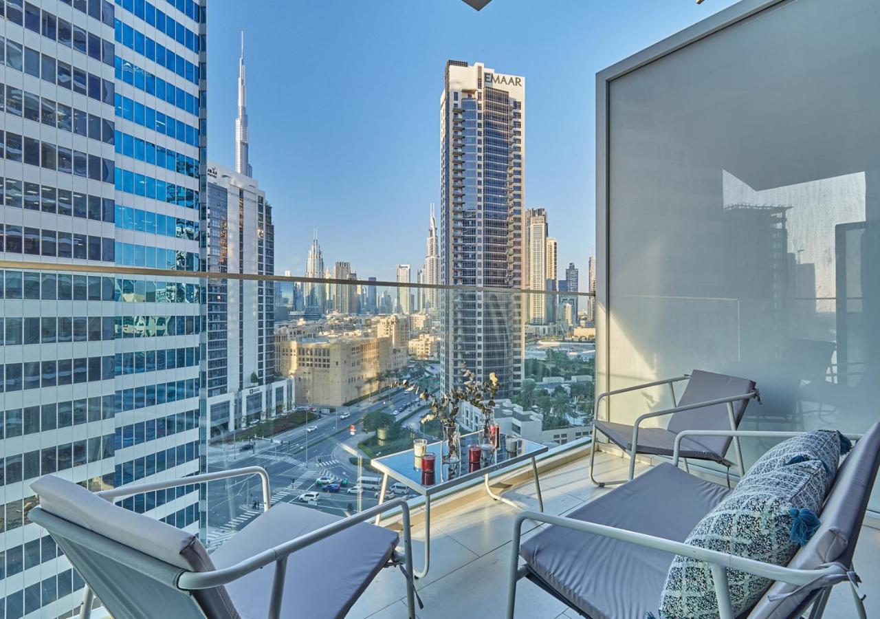 Luxury Studios With Burj Khalifa Or Canal View In Downtown - Marquise Square Tower 迪拜 外观 照片