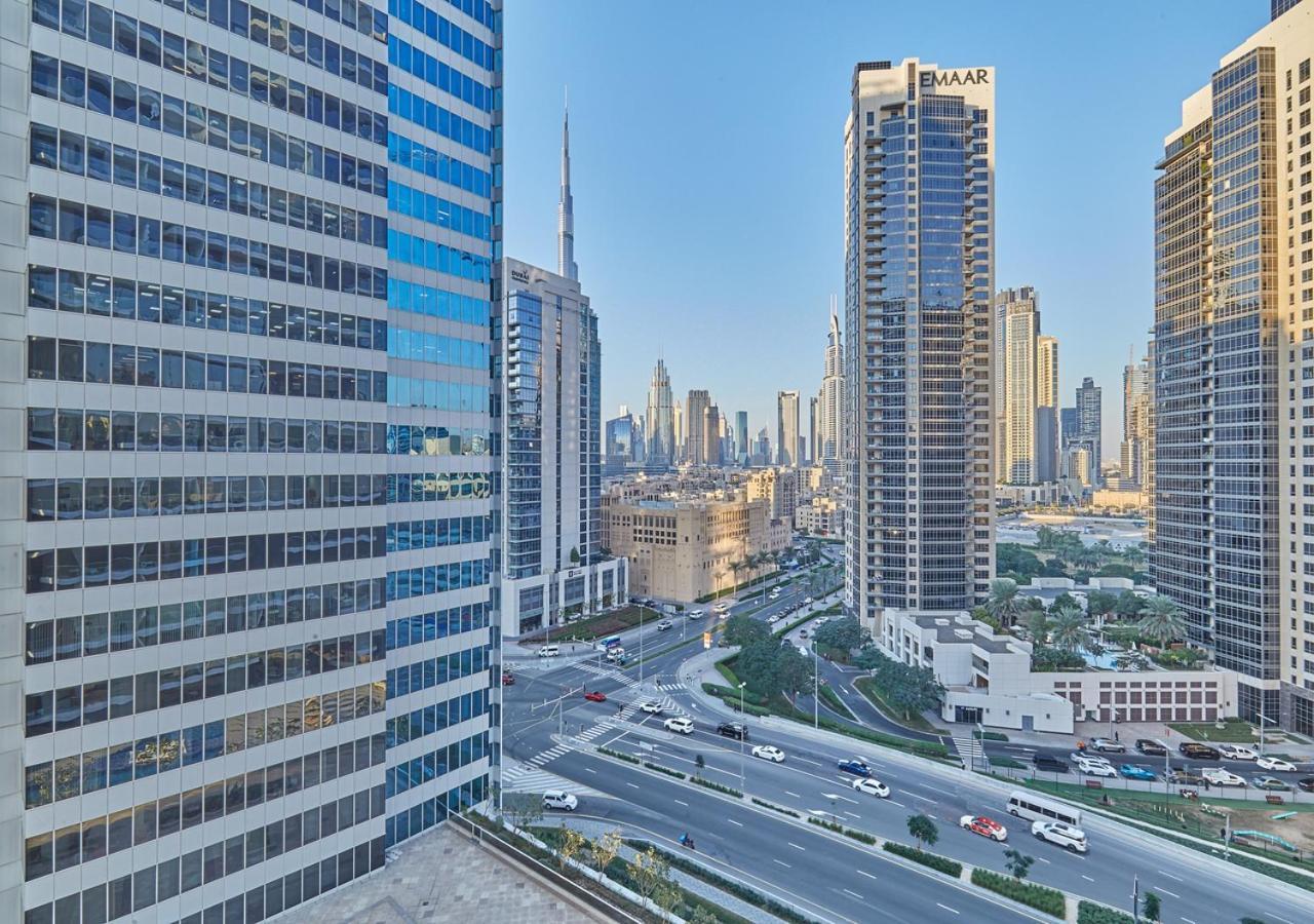 Luxury Studios With Burj Khalifa Or Canal View In Downtown - Marquise Square Tower 迪拜 外观 照片