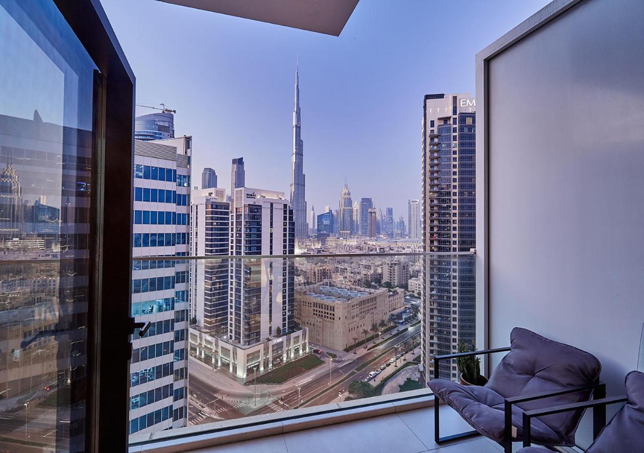 Luxury Studios With Burj Khalifa Or Canal View In Downtown - Marquise Square Tower 迪拜 外观 照片