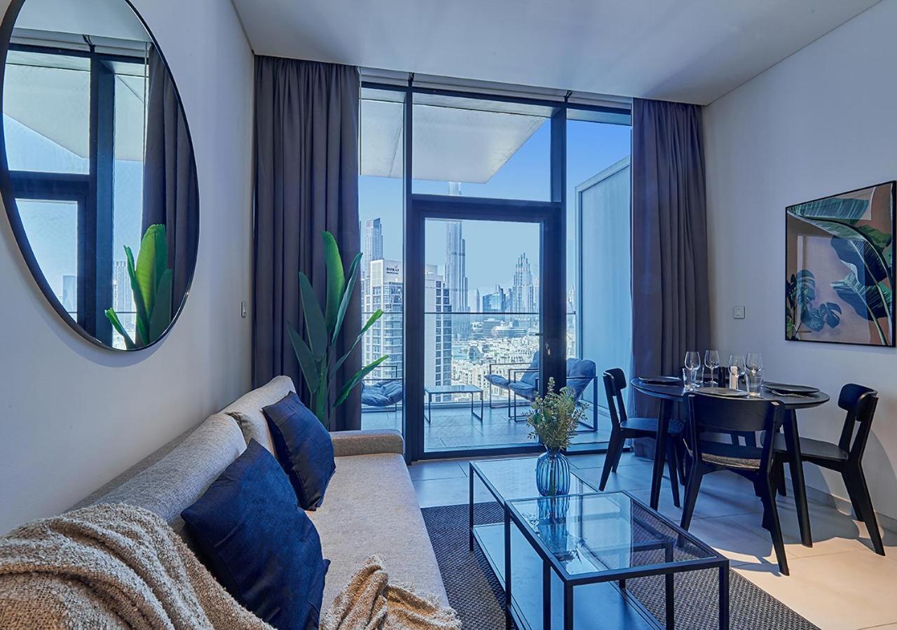 Luxury Studios With Burj Khalifa Or Canal View In Downtown - Marquise Square Tower 迪拜 外观 照片